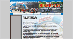 Desktop Screenshot of bikertag.de